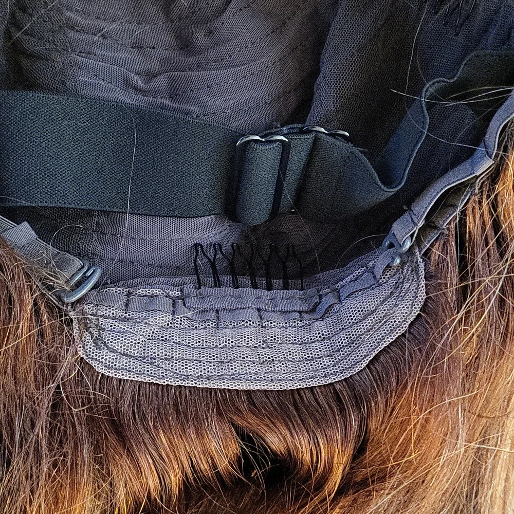 Human Hair Wig 24inch 13x6 Lacefront. 1b Roots Ombre Body Wave NEW NEVER WORN - Picture 6 of 12